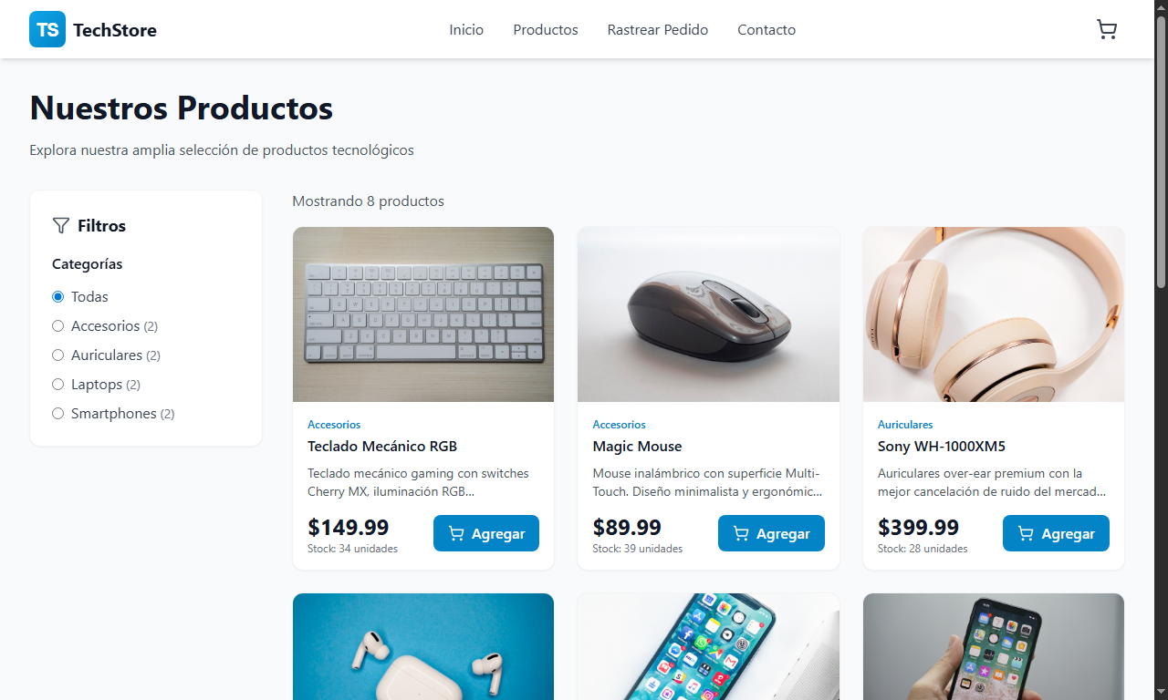 E-commerce TechStore